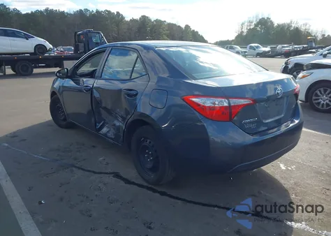 2016 Toyota Corolla Le z USA, uszkodzony, nr VIN 2T1BURHE5GC620280